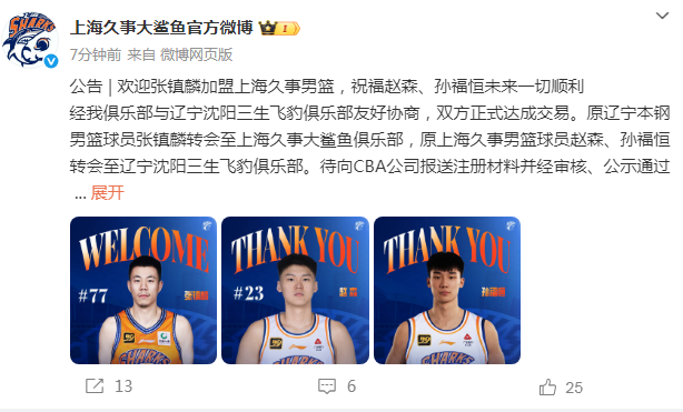 当上海久事, 投篮命中率, 男篮比赛季